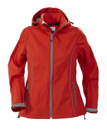 Куртка софтшелл женская Hang Gliding, красная, размер L