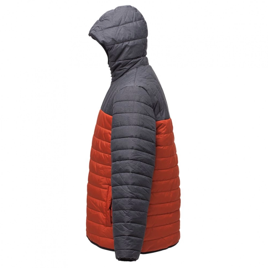 Куртка мужская Outdoor, серая с оранжевым, размер S фото 3