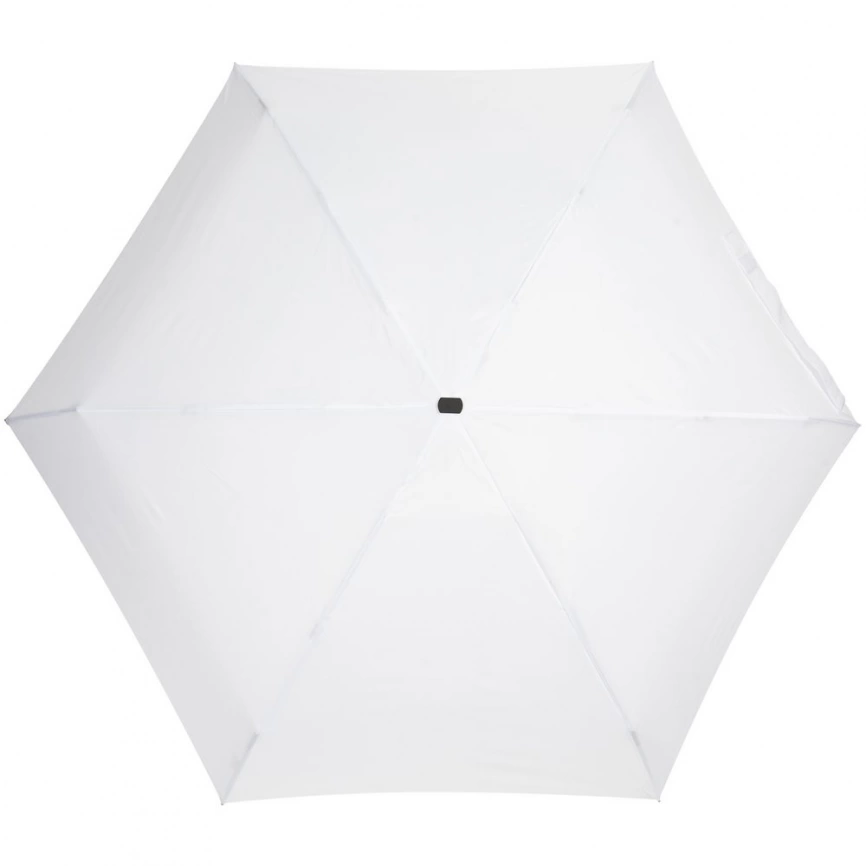 Зонт складной Unit Five, белый фото 2