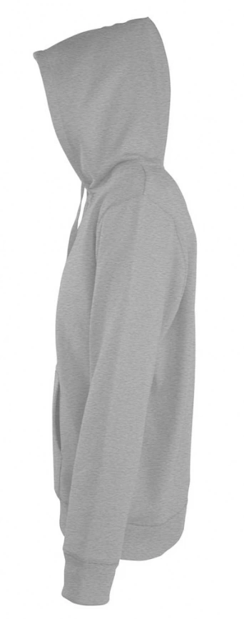Толстовка мужская на молнии с капюшоном Seven Men 290, серый меланж, размер 3XL фото 2