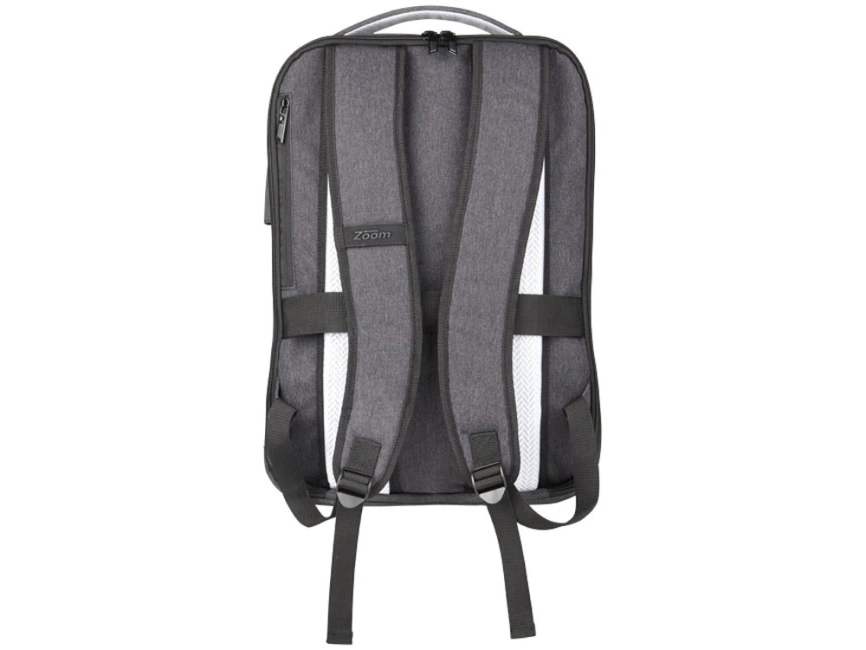 Изящный компьютерный рюкзак с противоударной защитой Zoom 15, темно-серый фото 2