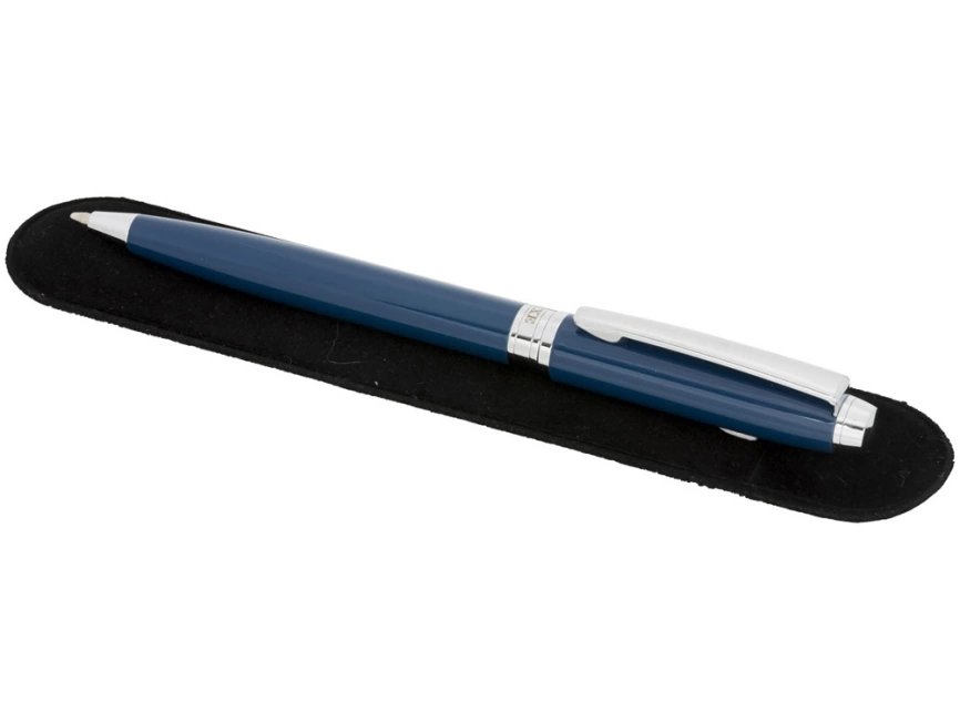 Ручка металлическая шариковая Aphelion, синий/серебристый фото 4