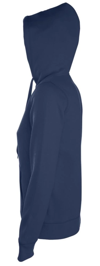 Толстовка женская на молнии с капюшоном Seven Women, темно-синяя, размер XL фото 2