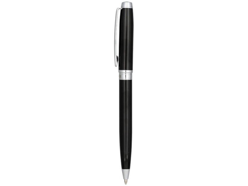 Ручка металлическая шариковая Aphelion, черный/серебристый фото 3