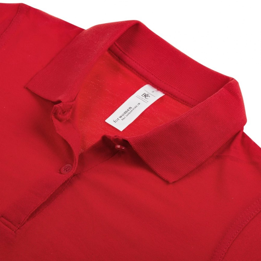 Рубашка поло женская Safran Pure красная, размер XL фото 3