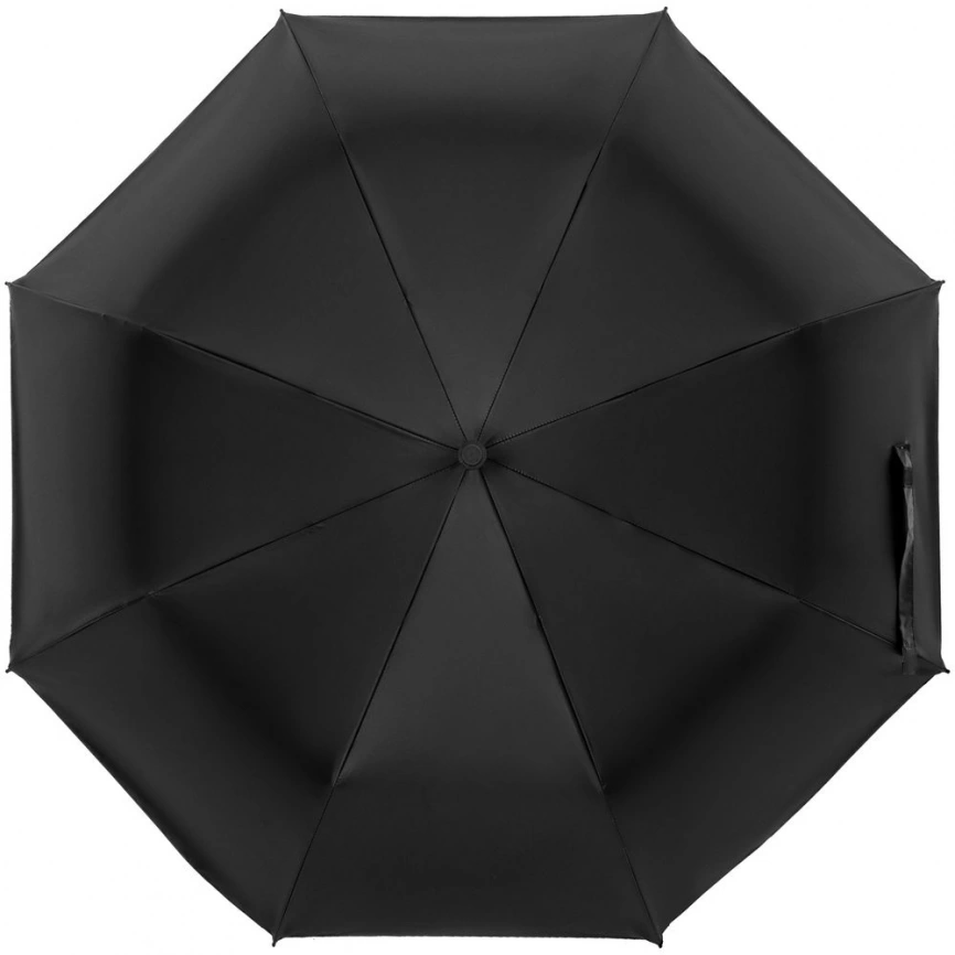 Зонт складной с защитой от УФ-лучей Sunbrella, черный фото 2