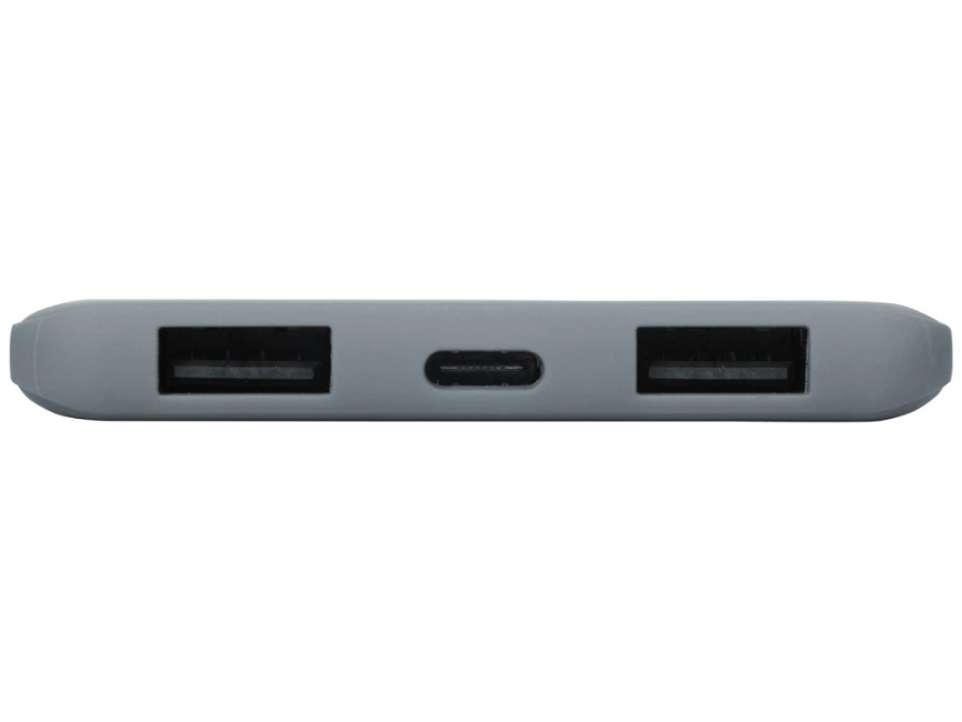 Портативное зарядное устройство Reserve с USB Type-C, 5000 mAh, серый фото 6