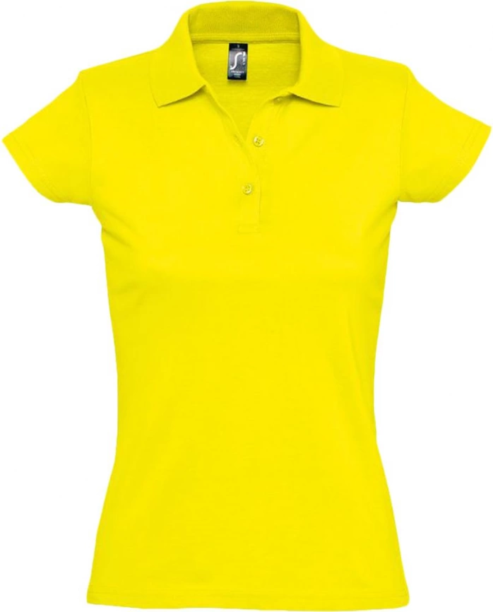 Рубашка поло женская Prescott women 170 желтая (лимонная), размер M фото 1