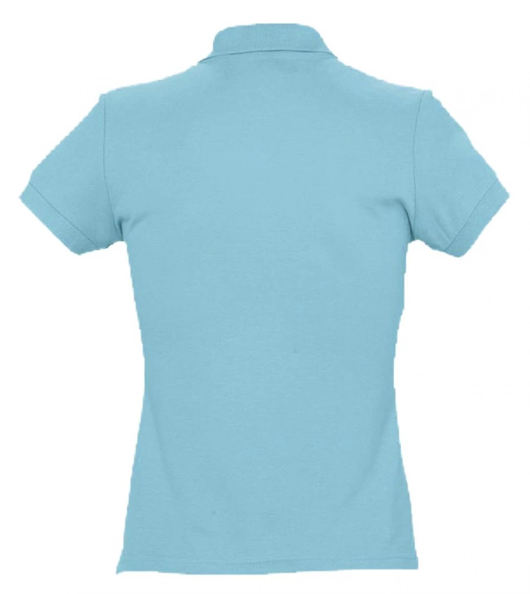 Рубашка поло женская Passion 170 бирюзовая, размер XL фото 2
