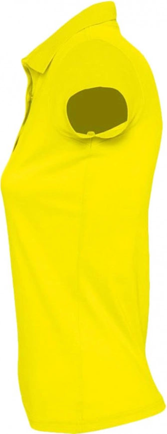 Рубашка поло женская Prescott women 170 желтая (лимонная), размер M фото 3
