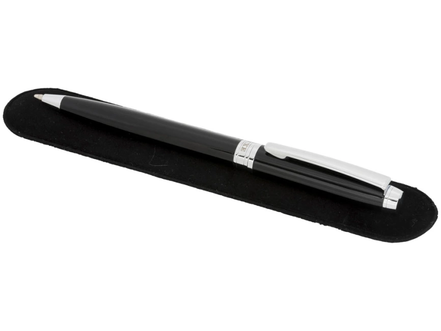 Ручка металлическая шариковая Aphelion, черный/серебристый фото 4