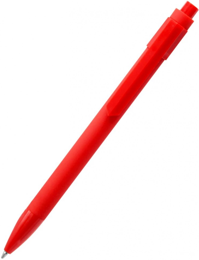 Ручка шариковая Pit Soft , красная фото 3