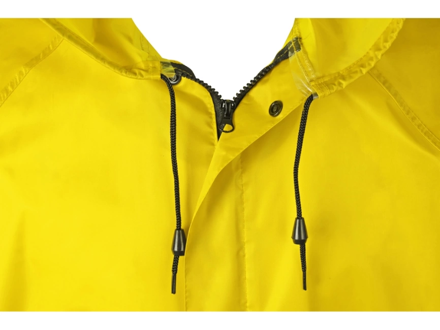 Длиный дождевик Lanai  из полиэстера со светоотражающей тесьмой, желтый фото 7