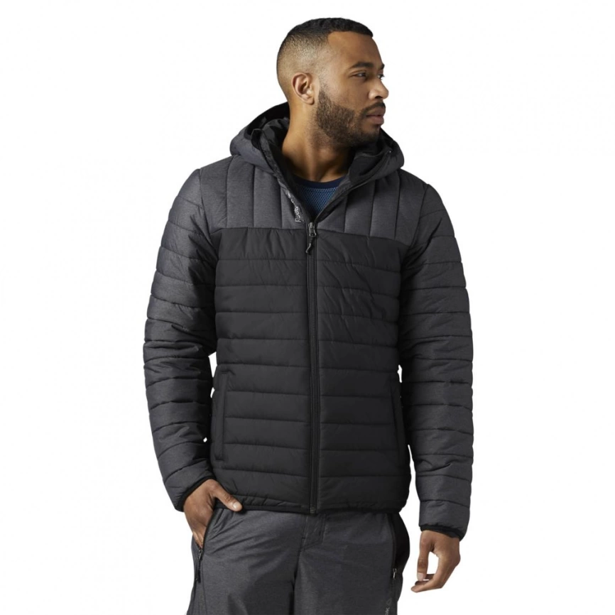 Куртка мужская Outdoor, серая с черным, размер XS фото 6