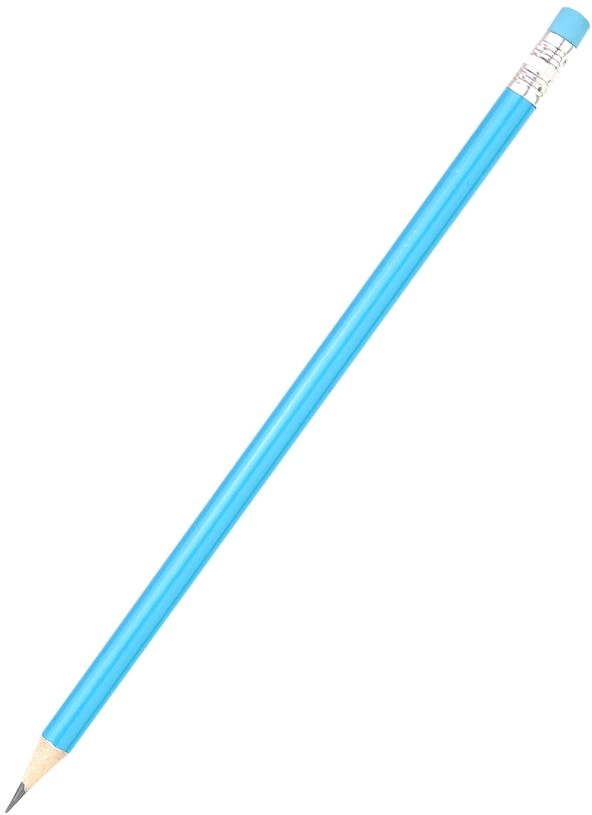 Карандаш Largo с ластиком, синий фото 1