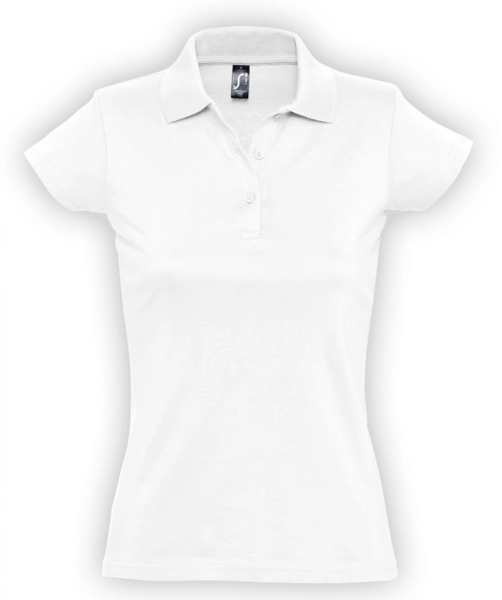 Рубашка поло женская Prescott women 170 белая, размер XXL фото 1