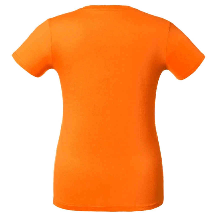 Футболка женская T-bolka Lady оранжевая, размер XL фото 2