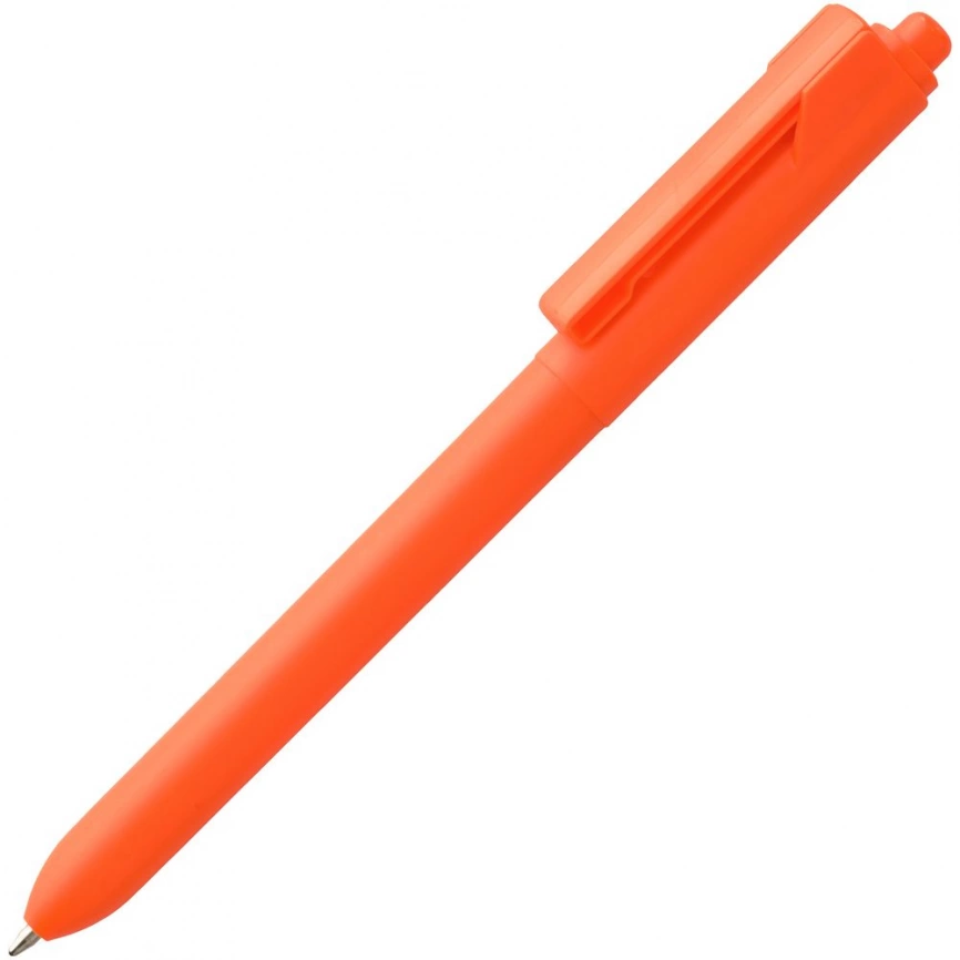 Ручка шариковая Hint, оранжевая фото 4