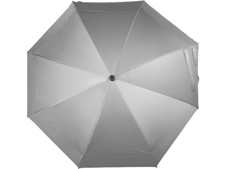Зонт трость Cardiff, механический 30, серебристый фото 3
