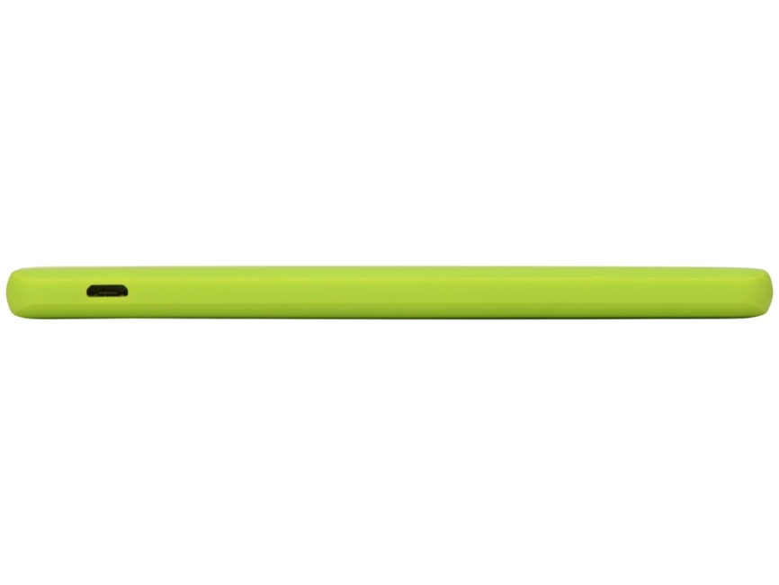 Портативное зарядное устройство Reserve с USB Type-C, 5000 mAh, зеленое яблоко фото 4