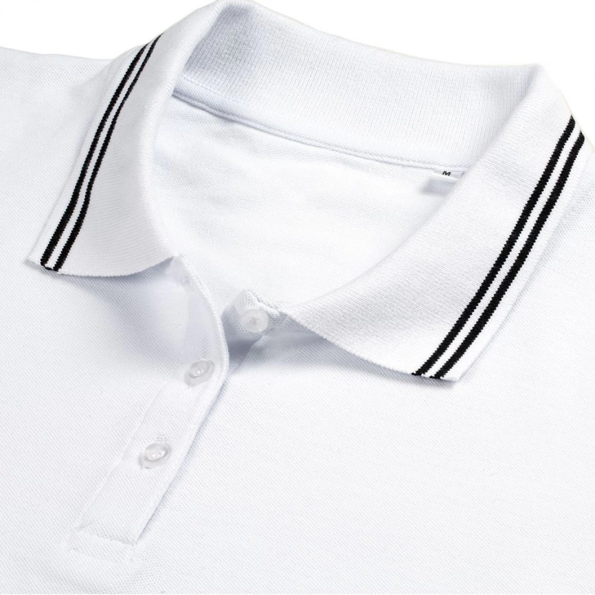Рубашка поло женская Virma Stripes Lady, белая, размер XL фото 3