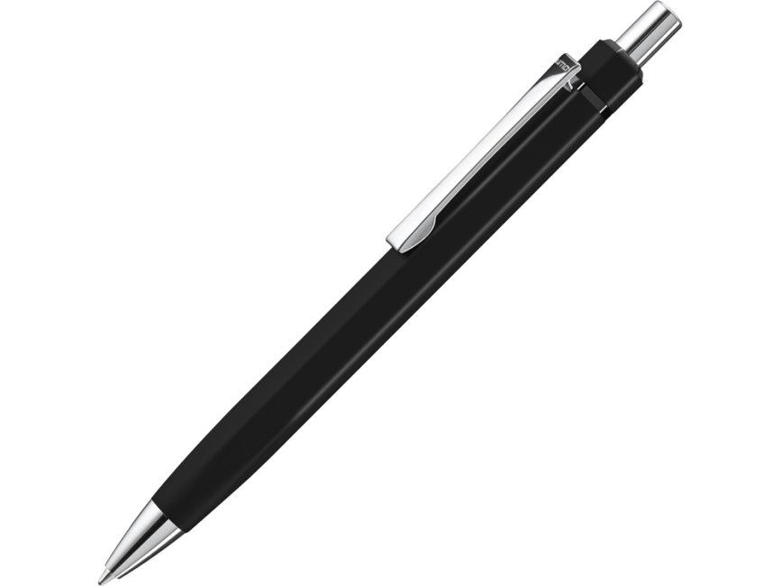 Ручка шариковая шестигранная UMA Six, черный фото 1