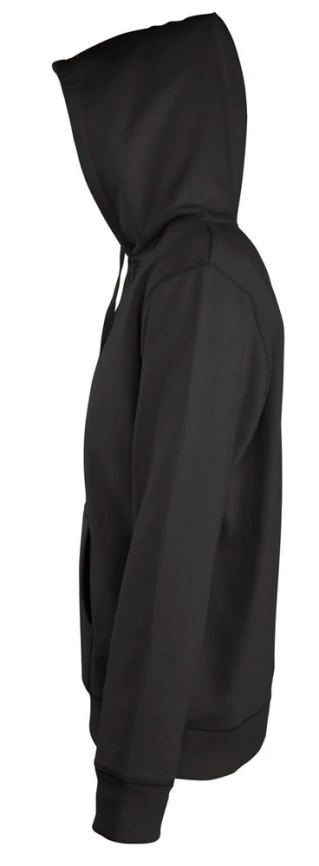 Толстовка мужская на молнии с капюшоном Seven Men, черная, размер XL фото 2