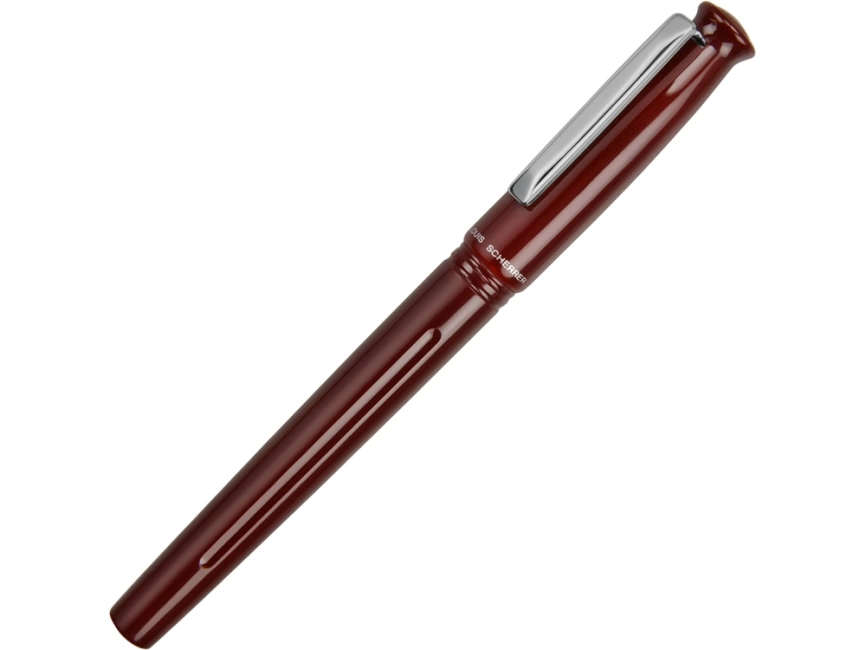 Ручка-роллер Jean-Louis Scherrer модель Bourgogne, бордовая фото 1