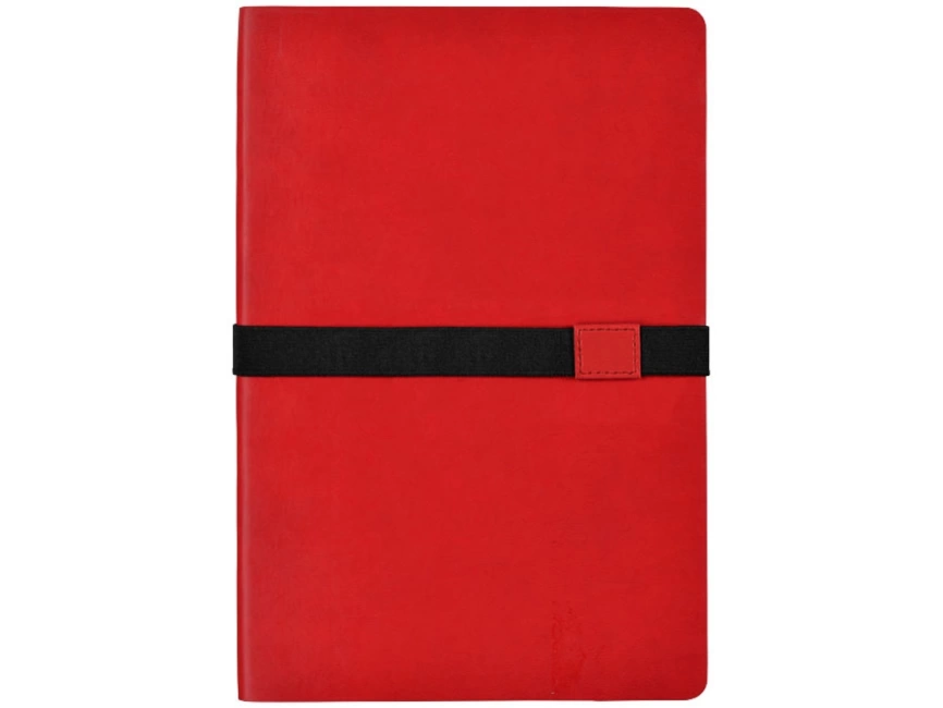 Блокнот А5 Doppio, черный/красный фото 2