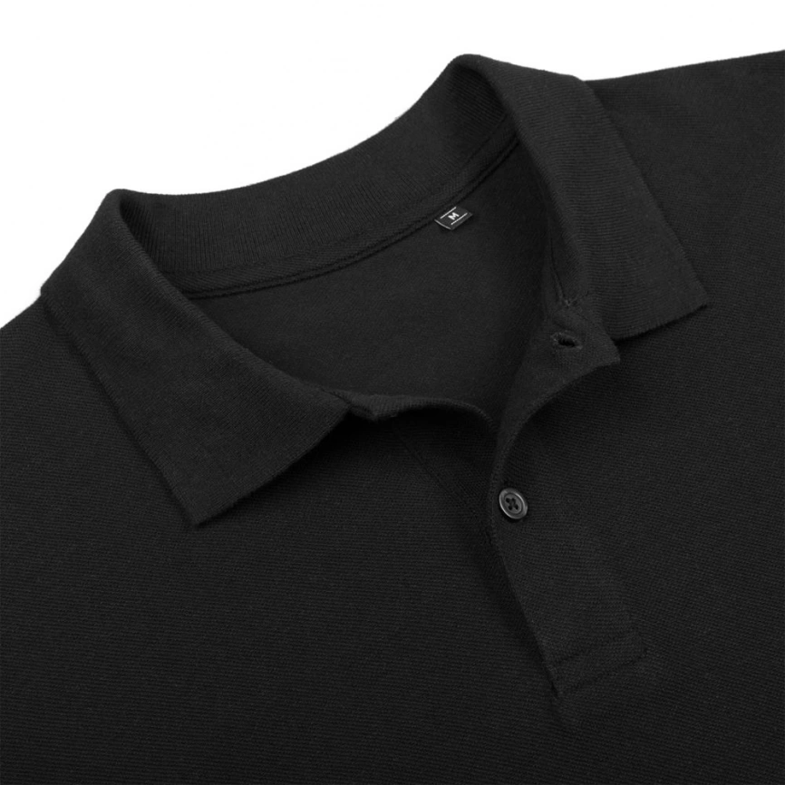 Рубашка поло мужская Inspire черная, размер XL фото 4