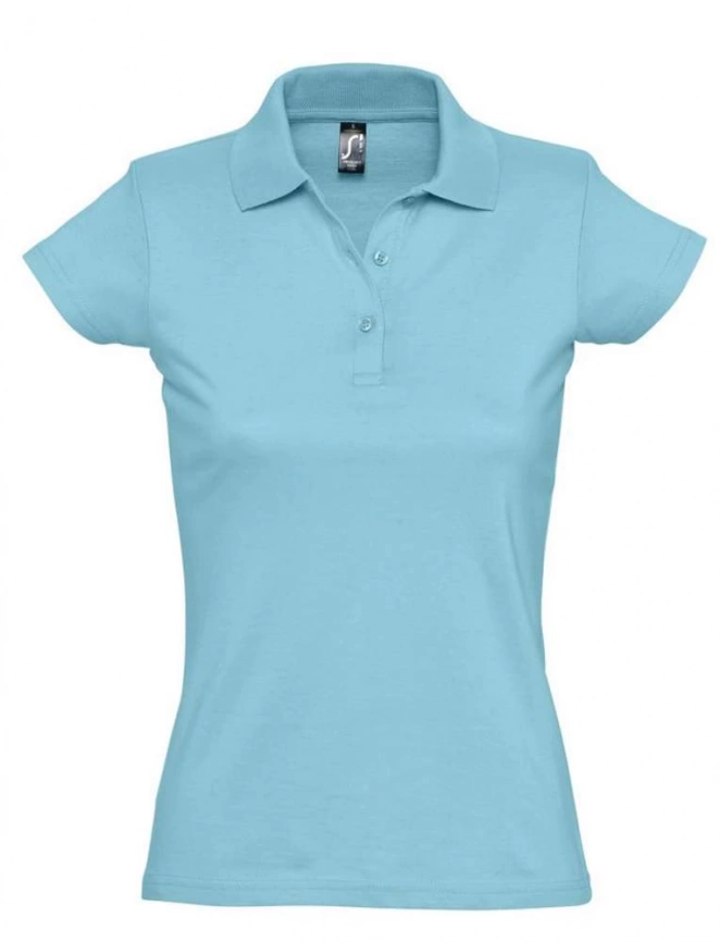 Рубашка поло женская Prescott women 170 бирюзовая, размер S фото 1