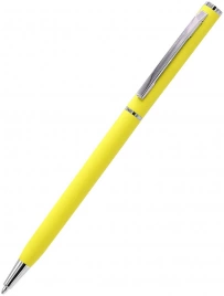 Ручка шариковая металлическая Tinny Soft, жёлтая