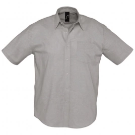 Рубашка мужская с коротким рукавом Brisbane серая, размер XL