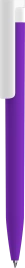Ручка шариковая CONSUL SOFT, фиолетовая с белым
