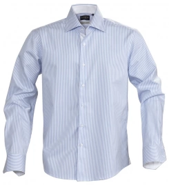 Рубашка мужская в полоску Reno, голубая, размер M