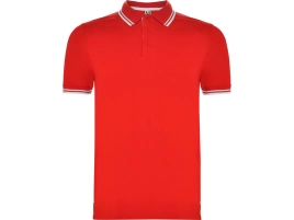 Рубашка поло Montreal мужская, красный/белый