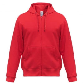 Толстовка мужская Hooded Full Zip красная, размер M