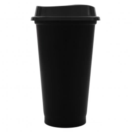 Стакан с крышкой Color Cap Black, 450 мл., черный