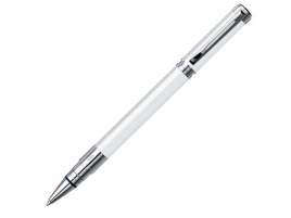 Ручка роллер Waterman Perspective Pure White CT F, белый/серебристый