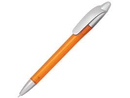 Ручка шариковая Celebrity Кейдж, оранжевая с серебристым