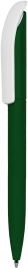 Ручка шариковая VIVALDI SOFT, зелёная с белым