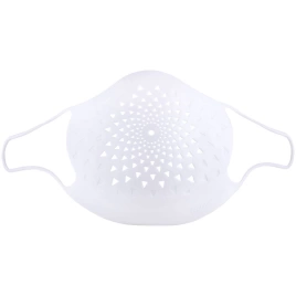 Многоразовая маска с прополисом PropMask, силиконовая, белая