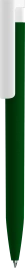 Ручка шариковая CONSUL SOFT, зелёная с белым
