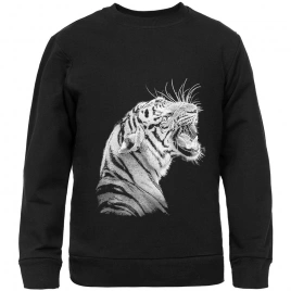 Свитшот детский Like a Tiger, черный, размер 6 лет