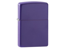 Зажигалка ZIPPO Classic с покрытием Purple Matte, латунь/сталь, фиолетовая, матовая, 38x13x57 мм