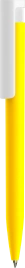 Ручка шариковая CONSUL SOFT, жёлтая с белым