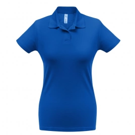 Рубашка поло женская ID.001 ярко-синяя, размер XL