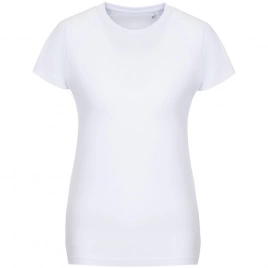 Футболка женская T-bolka Bicolor Lady белая, размер XL