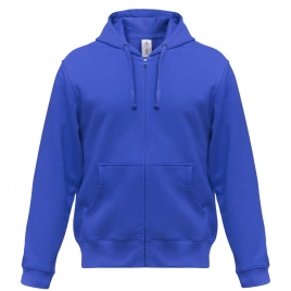 Толстовка мужская Hooded Full Zip ярко-синяя, размер XXL