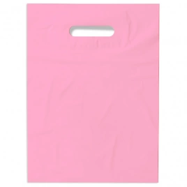 Пакет ПВД 30*40+3 см., 70 мкм, розовый